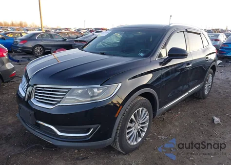 2017 Lincoln Mkx Select z USA, uszkodzony, nr VIN 2LMPJ8KR6HBL25087